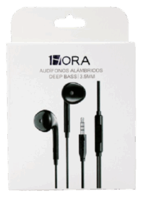 Audífonos Alámbricos Deep Bass 3.5mm Compacto